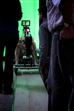 Classic dolly in shot